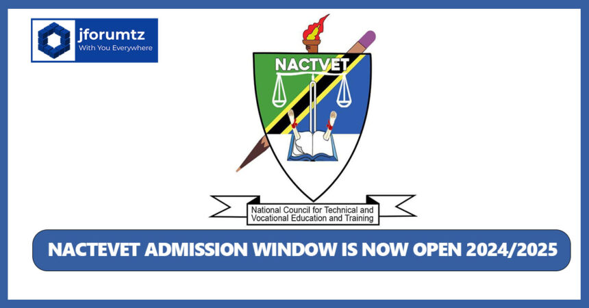 NACTVET Admission Window For Academic Year 2024/2025