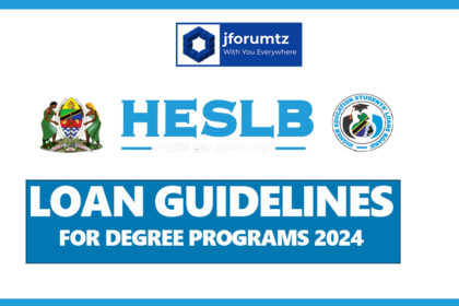 HESLB Loan Guidelines For Degree Programs 2024/2025