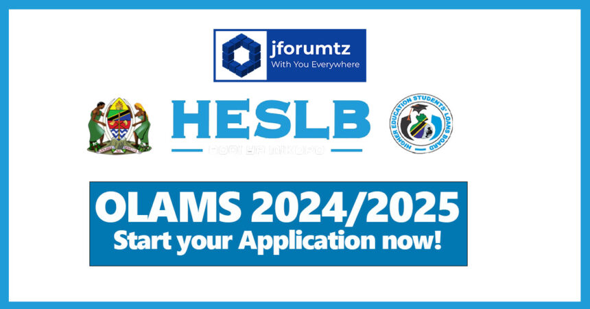 HESLB-OLAMS Online Loan Application System 2024/2025