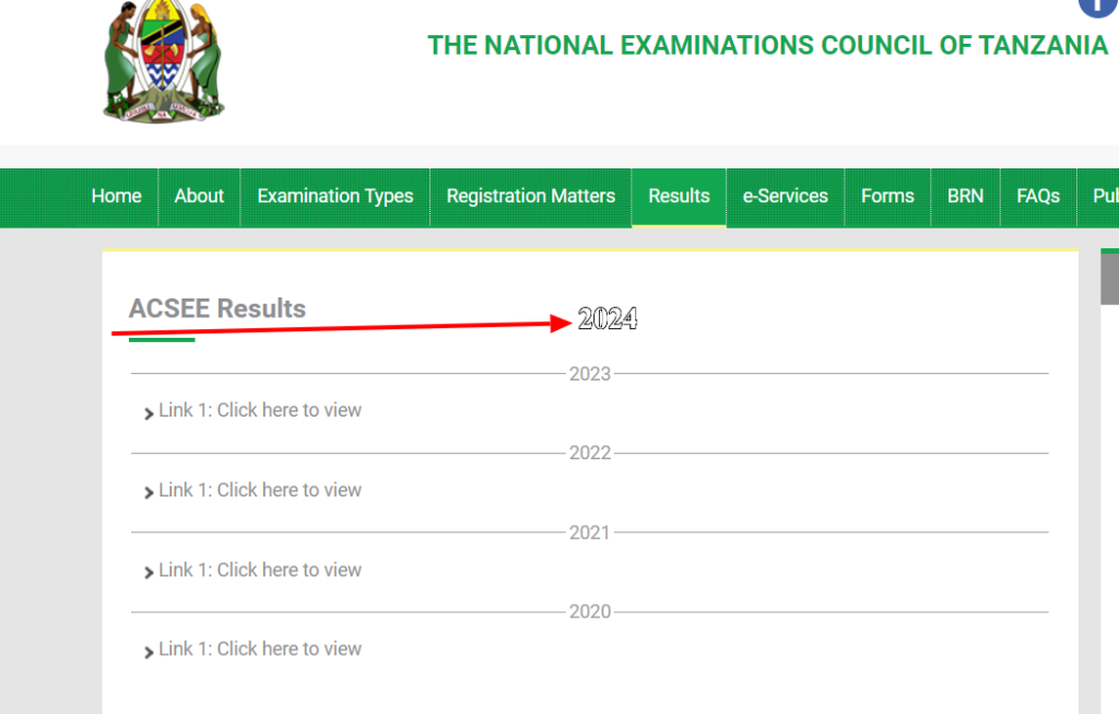 NECTA Form Six Results 2024